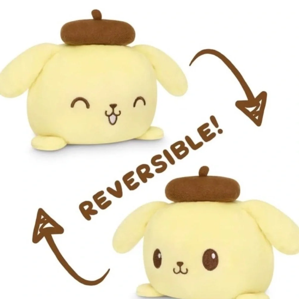 POMPOMPURIN 🐶 Teeturtle Reversible Expression Plush Official Sanrio